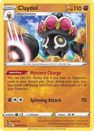 Claydol 94/195 - SWSH12 Silver Tempest