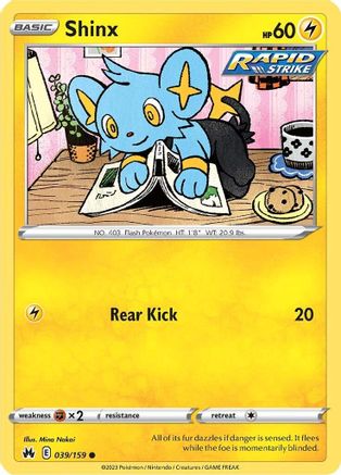 Shinx (39) 39/159 - Crown Zenith
