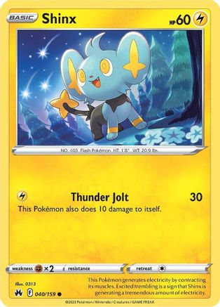 Shinx (40) 40/159 - Crown Zenith