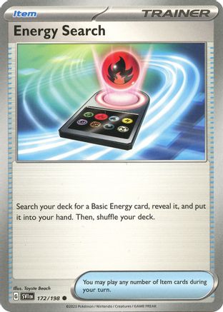 Energy Search 172 - SV01 Scarlet & Violet Base Set