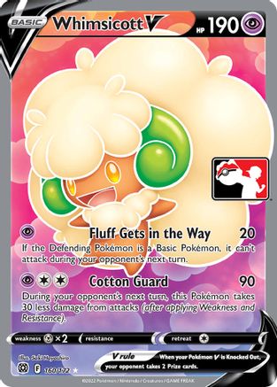 Whimsicott V - 160/172 160 - Prize Pack Series Cards Holofoil