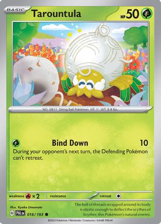 Tarountula - 016/193 16 - SV02 Paldea Evolved Reverse Holofoil