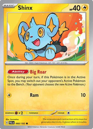 Shinx - 068/193 68 - SV02 Paldea Evolved