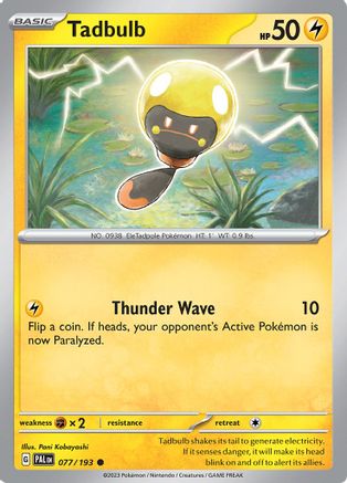 Tadbulb - 077/193 77 - SV02 Paldea Evolved Reverse Holofoil
