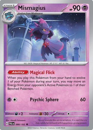 Mismagius - 088/193 88 - SV02 Paldea Evolved