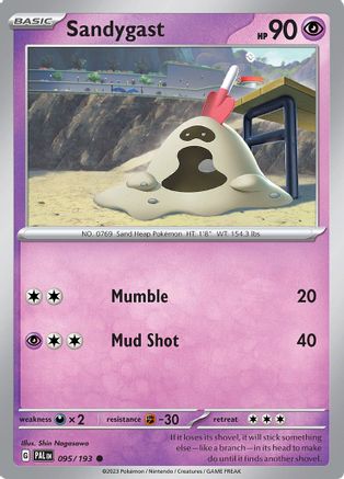 Sandygast - 095/193 95 - SV02 Paldea Evolved Reverse Holofoil