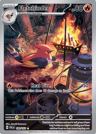 Fletchinder - 199/193 199 - SV02 Paldea Evolved Holofoil
