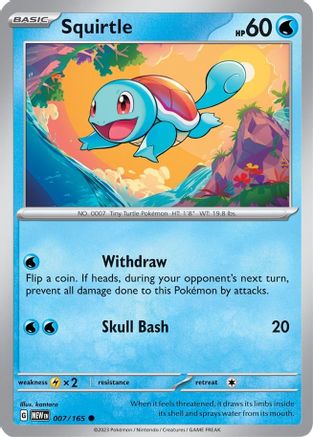 Squirtle - 007/165 7 - SV Scarlet & Violet 151