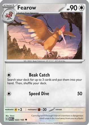 Fearow 22 - SV Scarlet & Violet 151