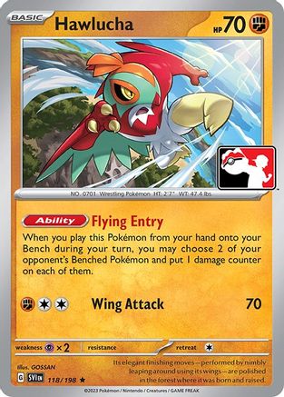 Hawlucha 118 - Prize Pack Series Cards