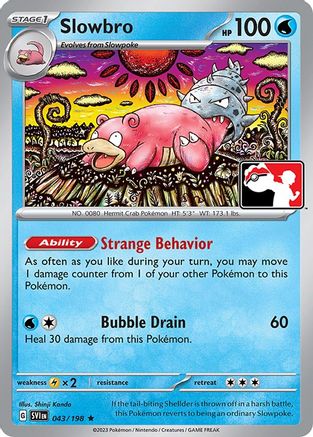 Slowbro 43 - Prize Pack Series Cards