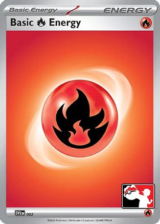 Basic Fire Energy 2 - Prize Pack Series Cards Holofoil