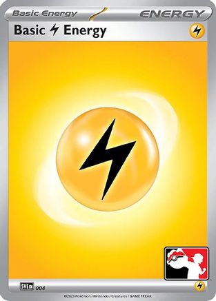 Basic Lightning Energy 4 - Prize Pack Series Cards Holofoil