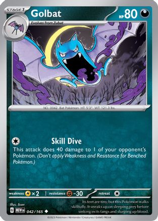 Golbat 42 - SV Scarlet & Violet 151