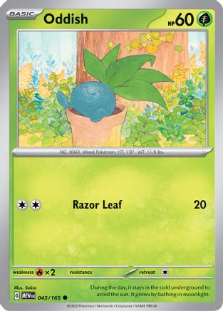 Oddish 43 - SV Scarlet & Violet 151