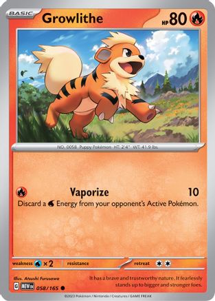 Growlithe 58 - SV Scarlet & Violet 151