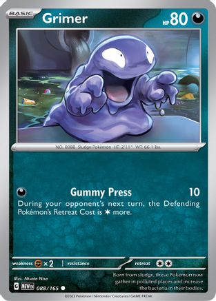 Grimer 88 - SV Scarlet & Violet 151