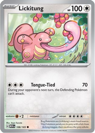 Lickitung 108 - SV Scarlet & Violet 151