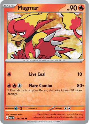 Magmar 126 - SV Scarlet & Violet 151