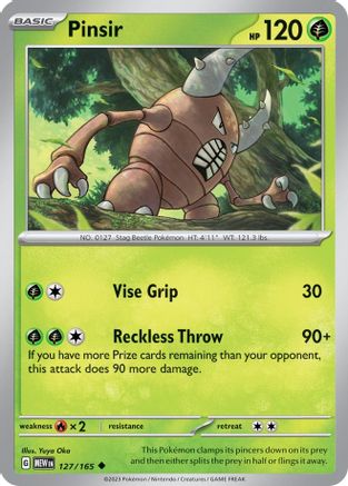 Pinsir 127 - SV Scarlet & Violet 151