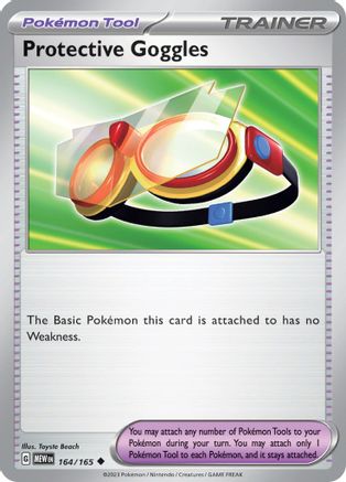 Protective Goggles 164 - SV Scarlet & Violet 151 Reverse Holofoil