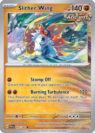 Slither Wing - 107/182 107 - SV04 Paradox Rift Reverse Holofoil