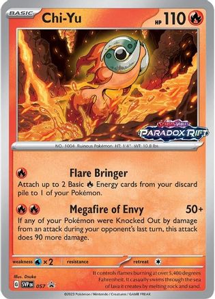 Chi-Yu - 057 (Prerelease) 57 - SV Scarlet & Violet Promo Cards Holofoil