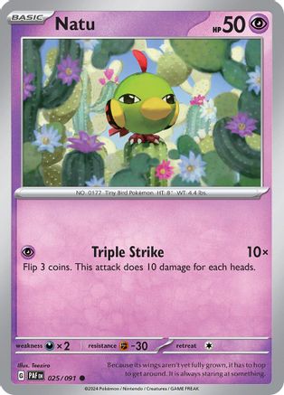 Natu - 025/091 25 - SV Paldean Fates