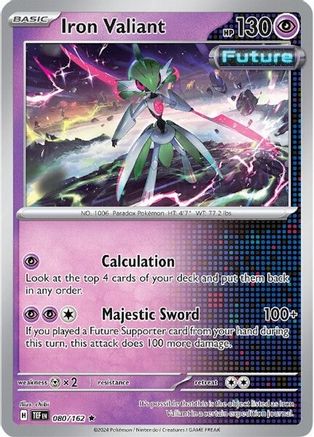 Iron Valiant - 080/162 80 - SV05 Temporal Forces Holofoil