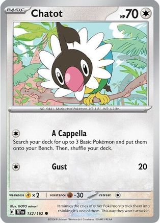 Chatot - 132/162 132 - SV05 Temporal Forces