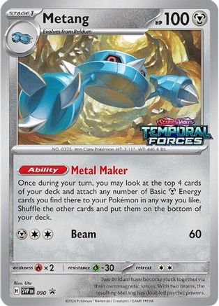 Metang - 090 (Prerelease) 90 - SV Scarlet & Violet Promo Cards Holofoil