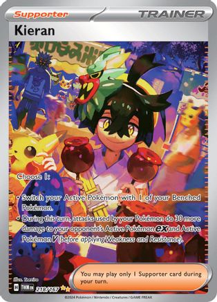 Kieran - 218/167 218 - SV06 Twilight Masquerade Holofoil