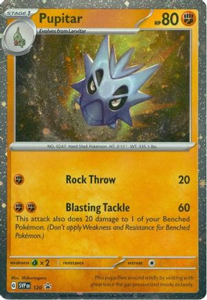 Pupitar - 120 120 - SV Scarlet & Violet Promo Cards Holofoil