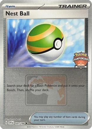 Nest Ball - 181/198 (Europe Championships) 181 - League & Championship Cards Reverse Holofoil