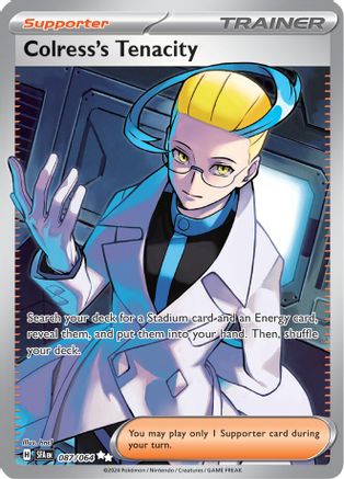 Colress's Tenacity - 087/064 87 - SV Shrouded Fable Holofoil