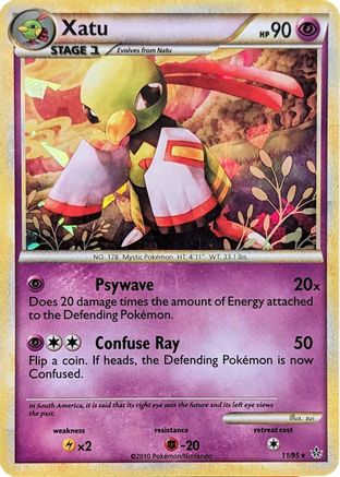 Xatu - 11/95 (Cracked Ice Holo) 11 - Blister Exclusives Holofoil