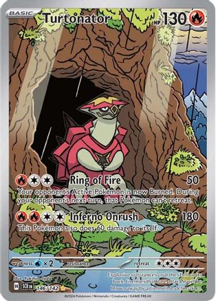 Turtonator - 146/142 146 - SV07 Stellar Crown Holofoil