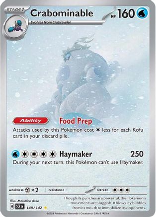 Crabominable - 149/142 149 - SV07 Stellar Crown Holofoil