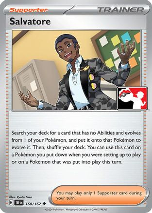 Salvatore - 160/162 160 - Prize Pack Series Cards