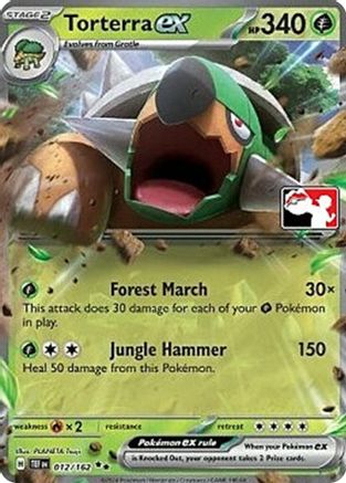 Torterra ex - 012/162 12 - Prize Pack Series Cards Holofoil