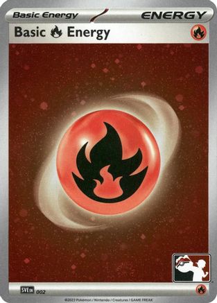 Basic Fire Energy (Cosmo Holo) 10 - Prize Pack Series Cards Holofoil
