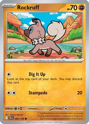 Rockruff 84 - SV09 Journey Together