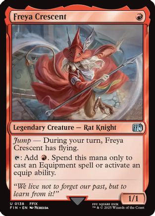 Freya Crescent 138 - FINAL FANTASY Foil