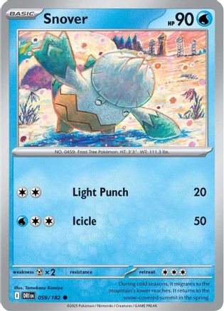 Snover 59 - SV10 Destined Rivals Reverse Holofoil