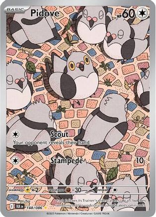 Pidove - 153/086 153 - SV Black Bolt Holofoil