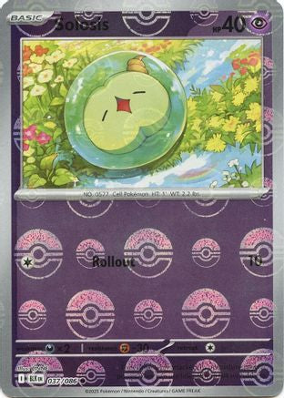 Solosis - 040/086 (Poke Ball Pattern) 40 - SV Black Bolt Holofoil
