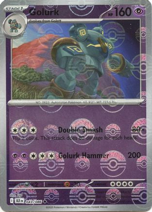 Golurk - 046/086 (Poke Ball Pattern) 46 - SV Black Bolt Holofoil