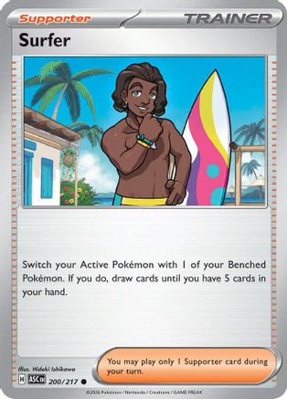 Surfer - 200/217 200 - ME Ascended Heroes