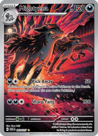 Mightyena - 243/217 243 - ME Ascended Heroes Holofoil