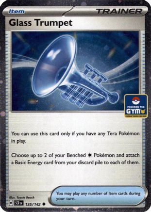 Glass Trumpet (Gym Stamp Asia Exclusive) 135 - Miscellaneous Cards & Products Holofoil